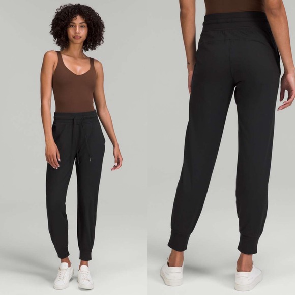 lululemon athletica Pants - Lululemon Ready‎ to Rulu High Rise Jogger Pants 8 Black Soft Loungewear Sporty